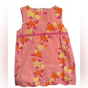 Lilly Pulitzer Girls Shift Dress – Mizner Pink Lei’d Back – Size 3T